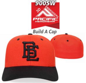 Buy 900SW Fitted Pro Wool Custom Cap with 3D Custom Logo by Pacific Headwear FREE SHIPPING. Graham Sporting Goods