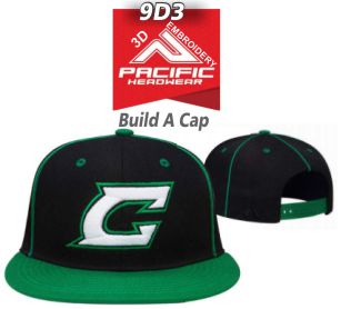 Buy Online: Design Your Own Hat 9D3 Adjustable D- Series Custom Cap with 3D Custom Logo by Pacific Headwear FREE SHIPPING. Graham Sporting Goods