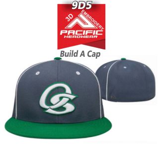 Buy Online: Design Your Own Hat 9D5 Fitted D- Series Custom Cap with 3D Custom Logo by Pacific Headwear FREE SHIPPING. Graham Sporting Goods