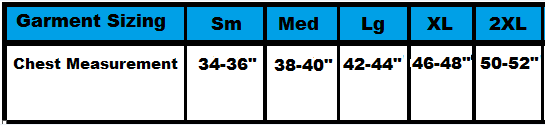 Teamwork Sizing Chart