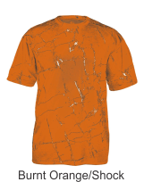 Youth Burnt Orange Shock Performance Tee by Badger Sport. Style Number 2183