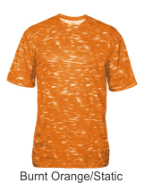 Burnt Orange Static Performance Jersey by Badger Sport. Style Number 4190. Buy Performance Tees by Badger Sport at Graham Sporting Goods.