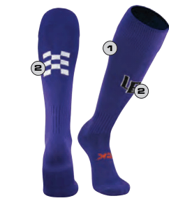 CHAMPION STYLE LENGTH CONSTRUCTION LPCM1 OVER-CALF HEEL&TOE DESIGN STEPS - tckcustomforms.com 1. choose body color 2. provide logo or text (front, sides, or back) *second logo is an extra charge 3. choose size (S, M, L, XL) CONTENTS •75% polypropylene •12% nylon •10% elastic •3% lycra® spandex.