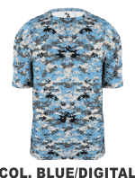 Two Button Digital Camo Performance B-Core Placket by Badger Sports Style  Number 7980