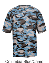 Columbia Blue Camo Jersey by Badger Sport. Style Number 4181. Buy Camo at Graham Sporting Goods