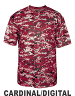 CARDINAL / DIGITAL CAMO JERSEY by Badger Sport. Style Number 4180. Buy Camo Jerseys at Graham Sporting Goods.
