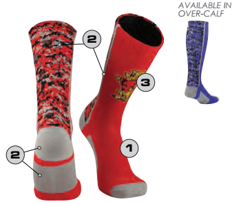 Woodland Digital Camo Compression Socks –