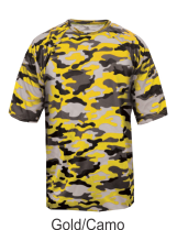 Youth Gold Camo Jersey by Badger Sport. Style Number 2181. Buy Camo at Graham Sporting Goods