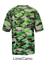 Youth Lime Camo Jersey by Badger Sport. Style Number 2181. Buy Camo at Graham Sporting Goods