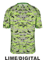 YOUTH LIME / DIGITAL CAMO JERSEY by Badger Sport. Style Number 2180. Buy Camo Jerseys at Graham Sporting Goods.
