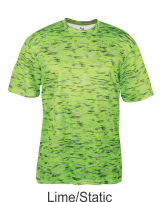 Lime Static Performance Jersey by Badger Sport. Style Number 4190. Buy Performance Tees by Badger Sport at Graham Sporting Goods.