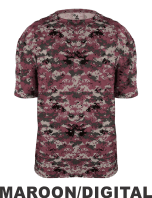 MAROON / DIGITAL CAMO JERSEY by Badger Sport. Style Number 4180. Buy Camo Jerseys at Graham Sporting Goods.