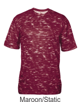 Maroon Static Performance Jersey by Badger Sport. Style Number 4190. Buy Performance Tees by Badger Sport at Graham Sporting Goods.