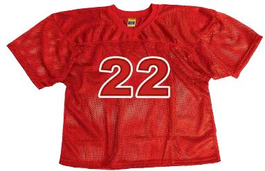 Football Game Jersey with Stretch Panel by Martin Sports | Style Number: FGA12  FGY11