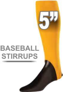 Where to Buy 5" Baseball Stirrups? Graham Sporting Goods is the #1 to Buy in Stock Baseball Stirrups. Easy to buy. Click the baseball stirrups you would like to buy and pick the size and color. There are 3 sizes to choose from. Small Stirrups are 15" in Length Medium 17" and Large 19". Then choose your stirrups color. You can Mix and Match different cut's and colors all for the same price.All baseball stirrups are made here in the United States of America.  All Baseball Stirrups are hand made in Conover NC. Would you like to see how Baseball Stirrups are made? Click on our YouTube video below to watch how baseball Stirrups are made. Want to see more YouTube videos by Graham Sporting Goods? Click on our Graham Sporting Goods YouTube Channel and subscribe Today. Our YouTube Subscribers receive YouTube Only Specials.  We are happy to help with and questions we value our customer service. Graham Sporting Goods "Your Neighborhood Sporting Goods is NOW ONLINE!" Email Alex at Alex@grahamsportinggoodsnc.com if you have any questons. Another way to order stock baseball stirrups and custom baseball stirrups is to email your order to Alex. Call us to place your order 336-852-2335.  Where to Buy 15" Baseball Stirrups? Graham Sporting Goods is the #1 to Buy in Stock Baseball Stirrups. Easy to buy. You can Mix and Match different cut's and colors all for the same price. Buy 1 pair for $7.99.