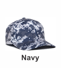 Navy Digital Camo Universal Fit Hat by Pacific Headwear. Style Number 708F