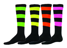Buy Neon Big Stripe Sock by Red Lion Sports Style Number 7302 7303