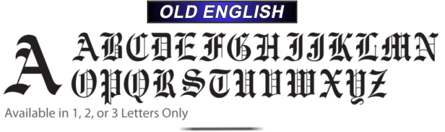 OLD ENGLISH FONT