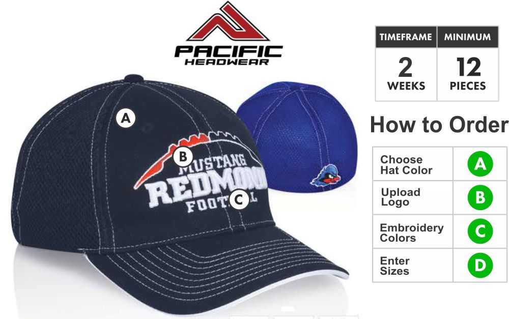 455M Soft Trucker Mesh

Embroidery Deal

Profile/Material: Pro-Model shape. P-Tec front panels. Plush poly mesh back.

Crown: Structured Pro crown. Contrast stitching. Pro-Stitched finish. Universal Fit.

Buy 455M by Pacific Headwear

Visor:U-Shape Visor technology. Contrast stitching. Contrast sandwich/undervisor wrap combo.

Buy 455M by Pacific Headwear

Closure:Fitted Universal fit cap.

Buy 455M by Pacific Headwear

Size:SM-MED (6 7/8-7 3/8) | L-XL (7 3/8-8)

PACIFIC HEADWEAR SIZE CHART FOR CUSTOM HATS

Available Colors: Black - Navy - Dark Green - Royal

3D Embroidery Defined:   Pacific takes great pride in selecting the very best embroidery style to make your caps look great. Pacific has perfected multiple embroidery techniques to achieve this and present you with our definitions here.  Note: All Orders will be TRADITIONAL unless told otherwise or logo is unable to be done in 3D. If that is the case we will get in touch with you to discuss your options.

Flat Embroidery is where the entire logo is flat.. Not all designs are created equal. Because of this, We take great pride in selecting the very best embroidery style to make your caps look great. We have perfected multiple embroidery techniques to achieve tis and present you with our definitions here.Traditional 3D Embroidery is where the bold areas of the logo are 3D.3D Outline Embroidery is only the outline is 3DPatch Style 3D Embroidery is the entire logo is filled and 3D. Combo 3D and Flat Embroidery where the logo is Traditional 3D and Patch Style Combo

Thread Colors:

Embroidery Colors for Pacific Headwear Embroidery

Adding Back or Side Embroidery: If you want to add side or back embroidery click here for cap builder. Build your cap and email your cap builder number to SALES@GrahamSG.com for price and to order.

Orders 72+ contact us for pricing or email SALES@GrahamSG.com

PACIFIC HEADWEAR CAP BUILDER. GRAHAM SPORTING GOODS BUILD A CAP.

 What Happens after I Buy?

 -After placing your order the first thing we do is review your logo. We make sure there will not be any problems converting your logo to a digitized format for embroidery. If there are issues we will email you within 48 hours to work with you on getting it embroidery ready.

-Once the order is processed the next step will be approval of your Hat Proof. Approvals will be emailed 5-7 days after order is placed.

-After approval Pacific Headwear will begin to digitize your logo and build your caps.

-Tracking number will be emailed when hats ship.

BUY FROM GRAHAM SPORTING GOODS. HUGE SELECTION OF SPORTING GOODS AND OFFER TEAM DISCOUNTS. GRAHAM SPORTING GOODS. YOUR TEAM LEADER.

Graham Sporting Goods. Family Owned and operated since 1976. Why Should I Buy From Graham Sporting Goods? We are new to servicing you online but we have been outfitting players, teams and businesses for over 30 years. We understand you might have some hesitation buying from a new website. Let me help put you at ease. This is what happens after you start checking out. Your credit card information is securely processed by PayPal. (you do not need a PayPal account) We choose to use PayPal as our processor so your information stays secure at all times. We never have access to your credit card information, it is processed by PayPal and then the funds are transferred to us. This is all done without leaving our website. The only personal information we receive is the Billing & Shipping Address, Phone Number and Email Address. This information is ONLY used to fulfill your order or contact you about your order. We might be online but we are not automated. Once your order is placed it is then reviewed and fulfilled by Alex. Alex who designed this website is the 3rd generation to help with the family business. We take pride and care in every order that is placed with us. We want to bring that small town sporting goods experience online to you. If you have any questions call or email any of the Harrison's. Dean, Susan, Alex or Bradley. 336-852-2335. (Mon-Fri 9:00am -6:00pm EST, Sat 9:00am-5:00pm EST) Best way to reach Alex is email. ALEX@GrahamSG.com.



About Graham Sporting Goods

        We are new to servicing you online but we have been outfitting players, teams and businesses for over 30 years. We understand you might have some hesitation buying from a new website.

Let me help put you at ease.

          This is what happens after you start checking out. Your credit card information is securely processed by PayPal. (you do not need a PayPal account) We choose to use PayPal as our processor so your information stays secure at all times. We never have access to your credit card information, it is processed by PayPal and then the funds are transferred to us. This is all done without leaving our website. The only personal information we receive is the Billing & Shipping Address, Phone Number and Email Address. This information is ONLY used to fulfill your order or contact you about your order.

          We might be online but we are not automated. Once your order is placed it is then reviewed and fulfilled by Alex. Alex who designed this website is the 3rd generation to help with the family business. We take pride and care in every order that is placed with us. We want to bring that small town sporting goods experience online to you. If you have any questions call or email any of the Harrison's. Dean, Susan, Alex or Bradley. 336-852-2335. (Mon-Fri 9:00am -6:00pm EST, Sat 9:00am-5:00pm EST) Best way to reach Alex is email. ALEX@GrahamSG.com.