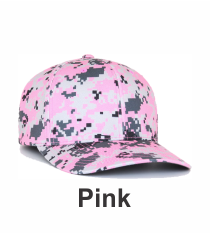 Pink Digital Camo Universal Fit Hat by Pacific Headwear. Style Number 708F