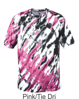 Pink Tie Dri Tee Jersey by Badger Sport. Style Number 4182. Buy Badger Performance at Graham Sporting Goods.