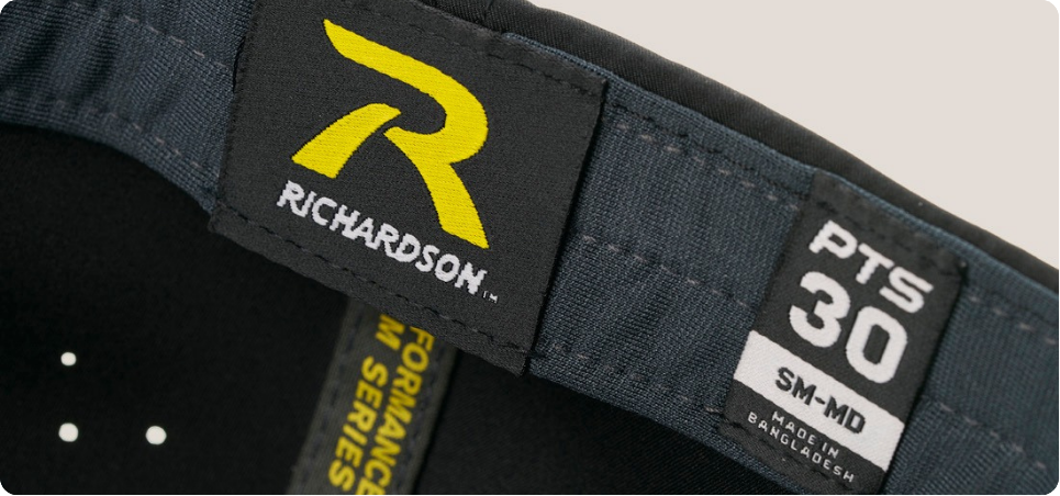 Stay-Dri sweatband on Richardson PTS30 hat