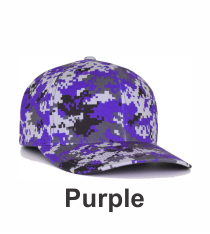 Purple Digital Camo Universal Fit Hat by Pacific Headwear. Style Number 708F