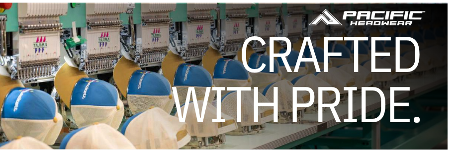 Pacific Headwear custom embroidered hats