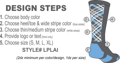 Design Custom Plaid 2.0 Socks by TCK | Style Number: LPLAI