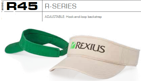 Buy R45 R-Series Garment Washed Adjustable Visor by Richardson Caps