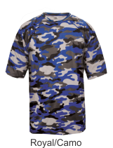 Youth Royal Camo Jersey by Badger Sport. Style Number 2181. Buy Camo at Graham Sporting Goods