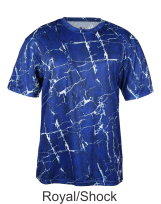 Royal Shock Performance Tee by Badger Sport. Style Number 4183