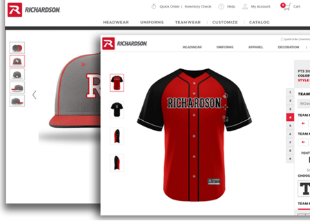 Showcase your team's style with custom Richardson baseball uniforms, featuring high-quality jerseys, pants, and embroidered hats. Designed for performance, durability, and comfort, these uniforms are perfect for athletes at any level. Customize your look!