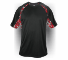 WHERE TO BUY PERFORMANCE CAMO SHIRTS? BUY DIGITAL CAMO HOOK JERSEY BY BADGER SPORTS. STYLE NUMBER 4140. Product Description: 100% Polyester moisture management/antimicrobial performance fabric. Sublimated digital side & sleeve panel inserts. Self-fabric collar - Double-needle hem. Badger heat seal logo on left sleeve.   Sizes: Adult Sizes: Small - Medium - Large- XL - 2XL - 3XL - 4XL   Available Colors: Black/Red/Digital - Black/White/Digital - Burnt Orange/Burnt/Orange/Digital - Columbia Blue/Columbia Blue/Digital - Forest/Forest/Digital - Gold/Gold/Digital - GraphiteWhite/Digital - Lime/Lime/Digital - Maroon/Maroon/Digital - Navy/Navy/Digital - Pink/Pink/Digital - Purple/Purple/Digital - Red/Red/Digital - Royal/Royal/Digital - Safety Yellow/Safety Yellow/Digital - Sand/Sand/Digital - White/Black/Digital.