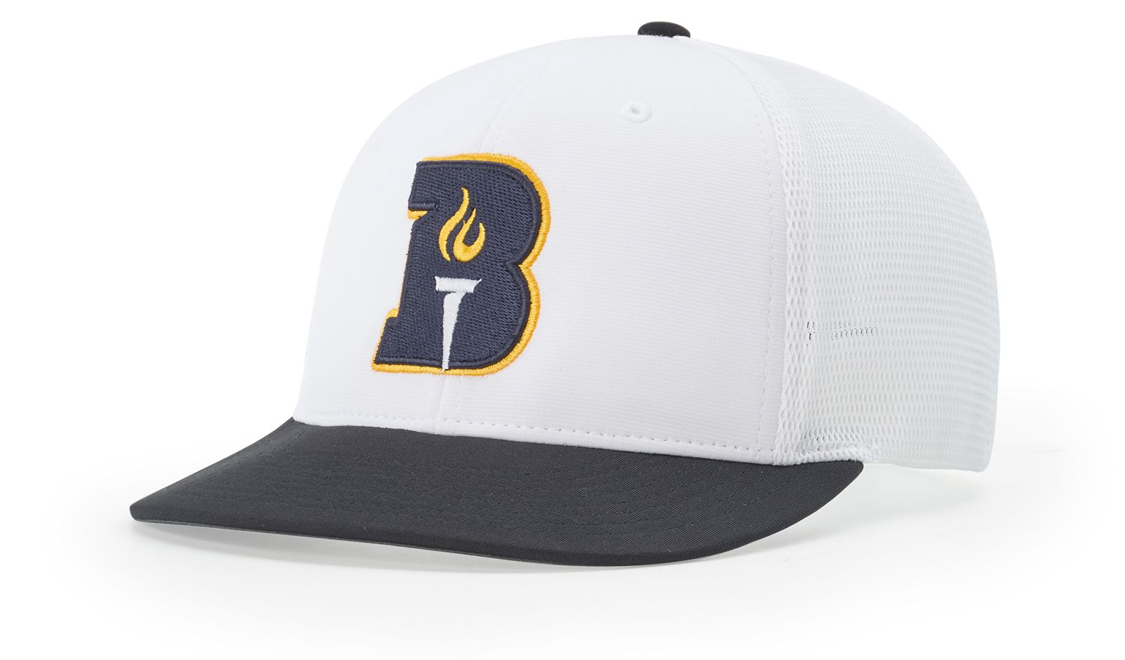 Custom Richardson PTS20M Baseball Hat with Flexfit and breathable mesh back, available in multiple colors.